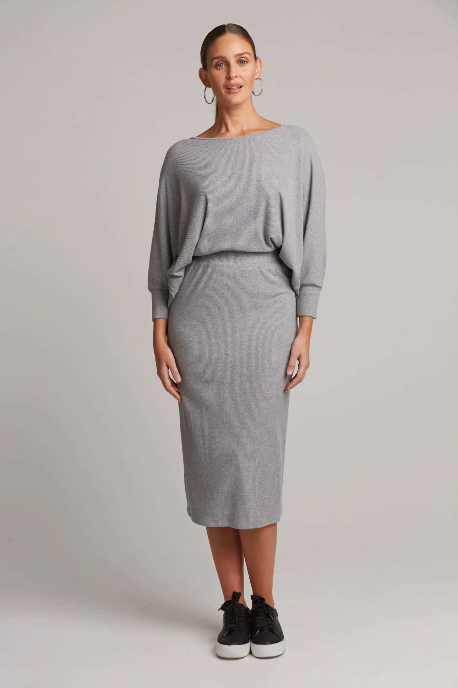 Studio Jersey Skirt - Gray