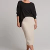 Studio Jersey Skirt - Tusk