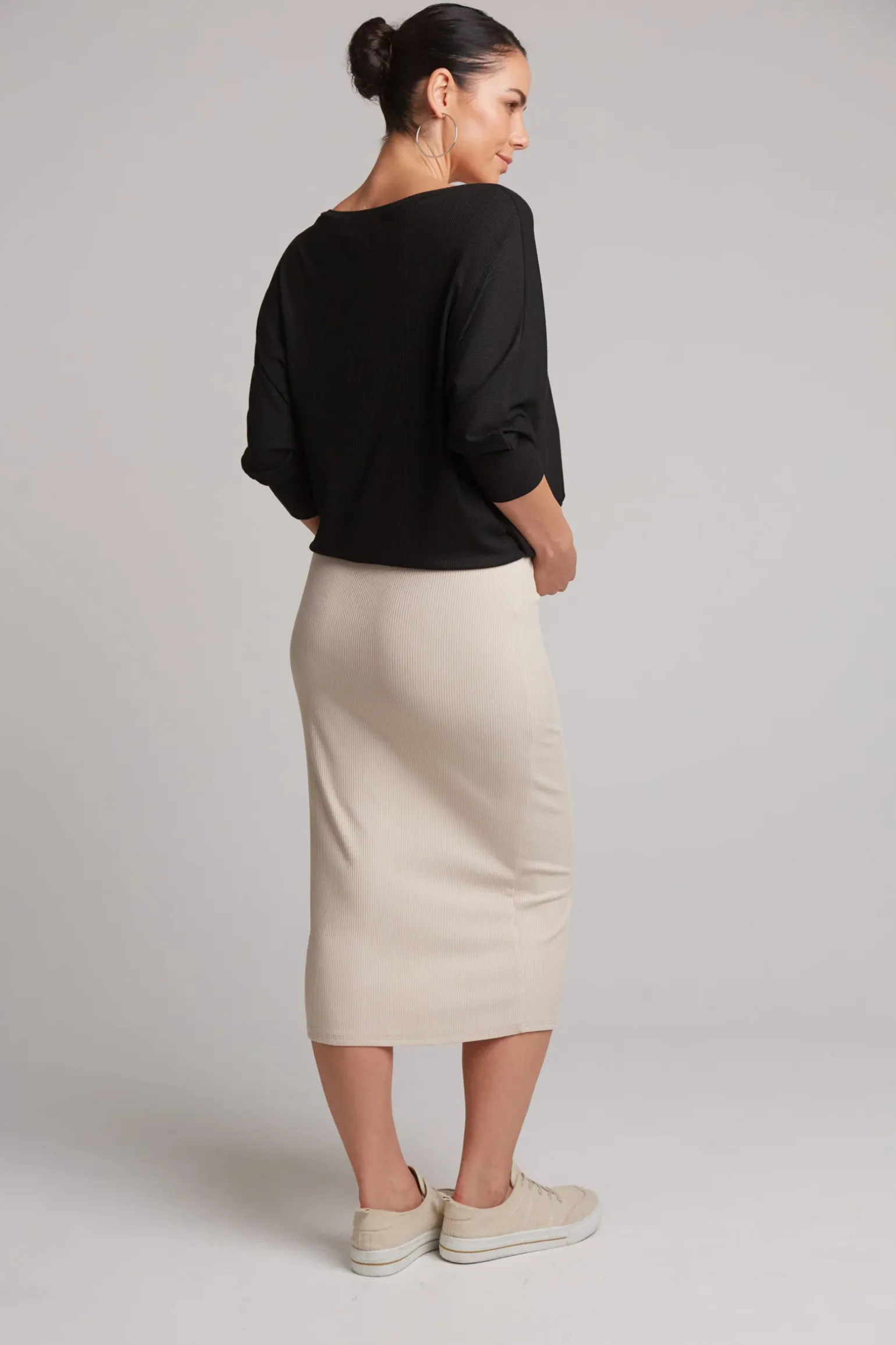 Studio Jersey Skirt - Tusk
