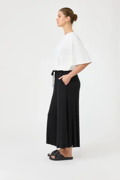 Studio Jersey Tie Pant - Ebony