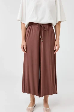 Studio Jersey Tie Pant - Mocha