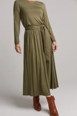 Studio Jersey Tie Skirt - Fern