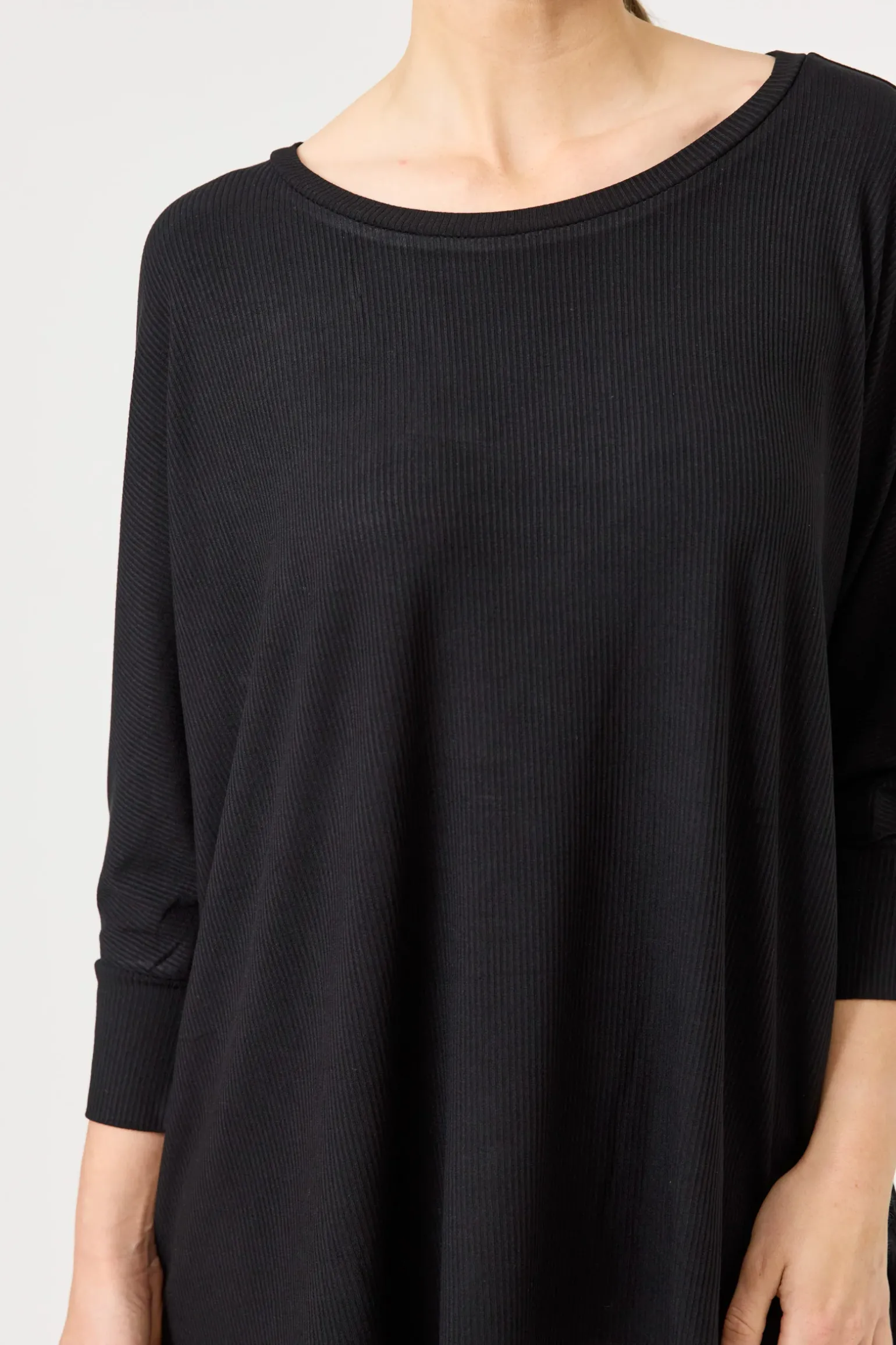 Studio Jersey Top - Ebony