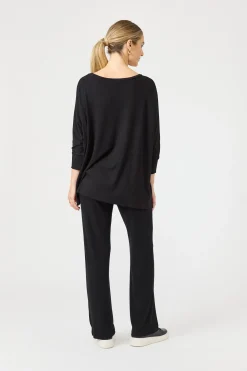 Studio Jersey Top - Ebony