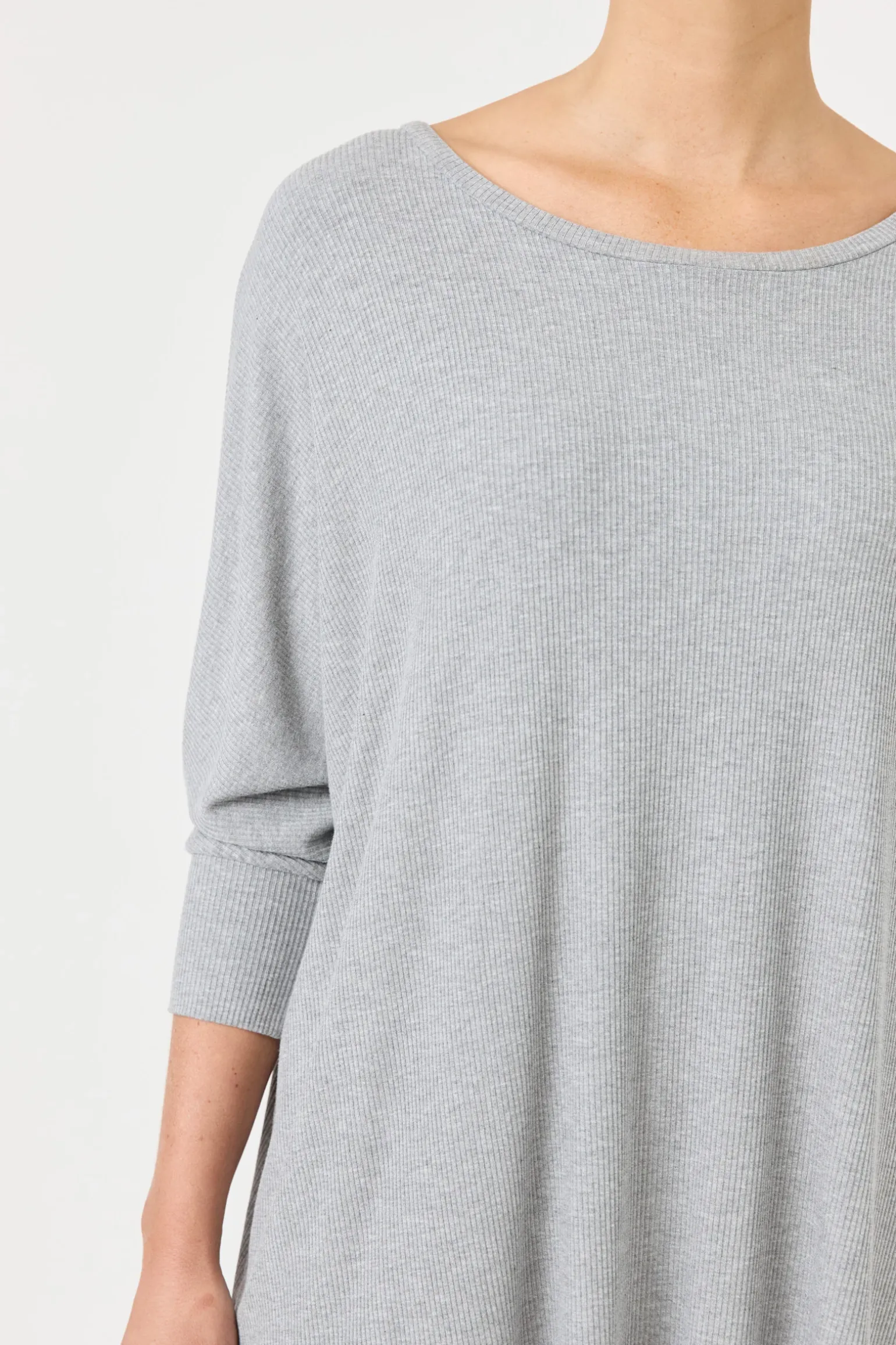 Studio Jersey Top - Gray