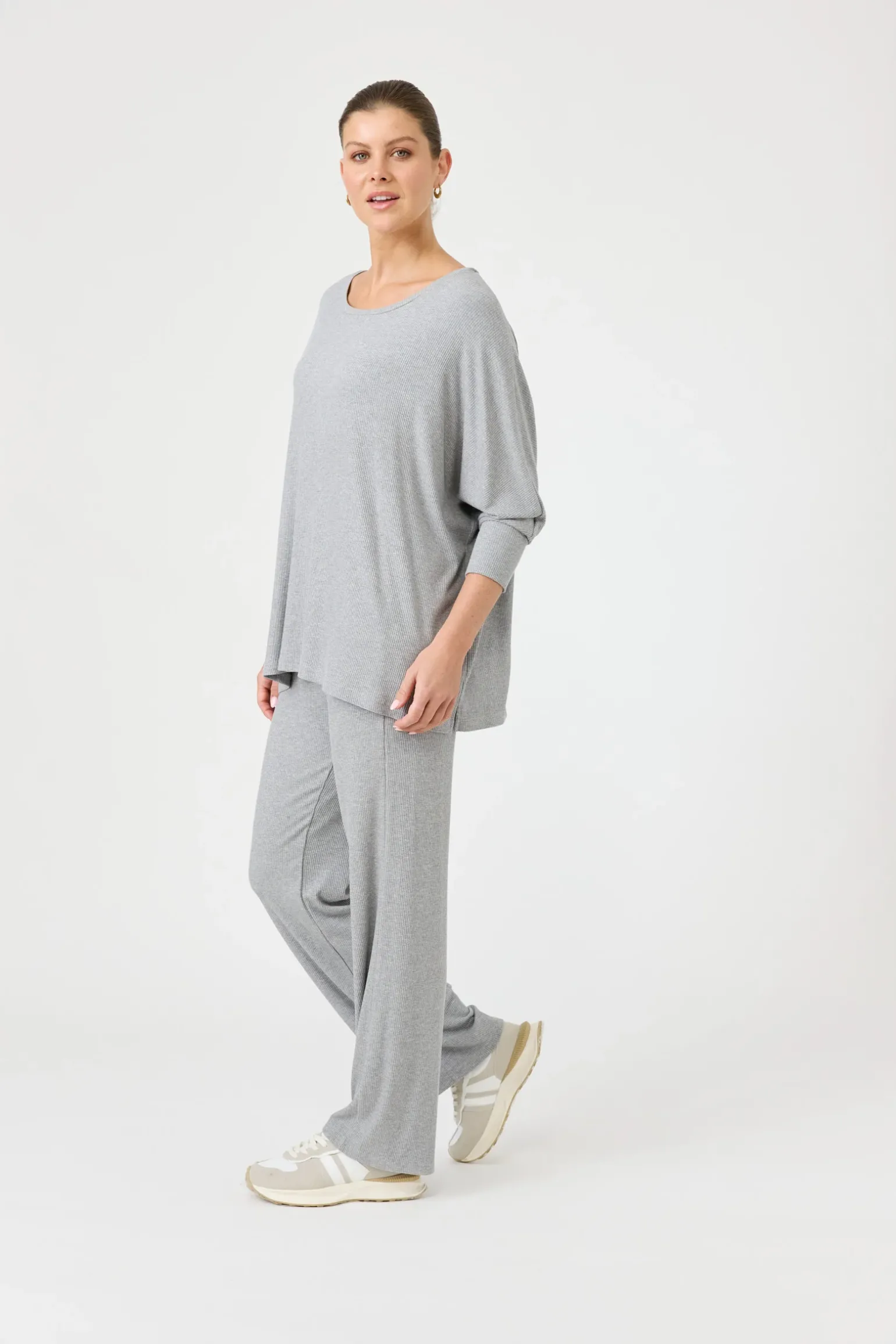 Studio Jersey Top - Gray