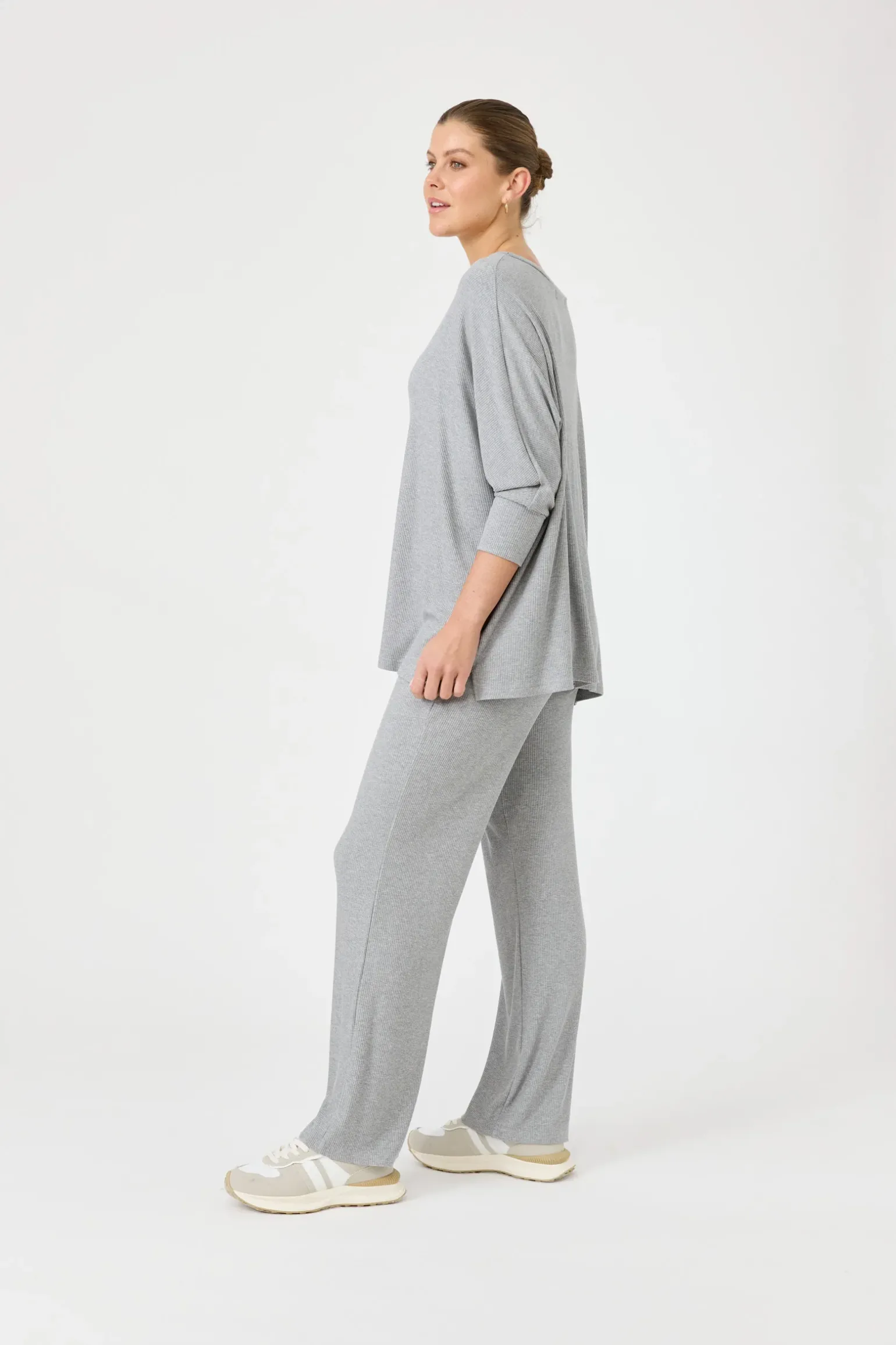 Studio Jersey Top - Gray