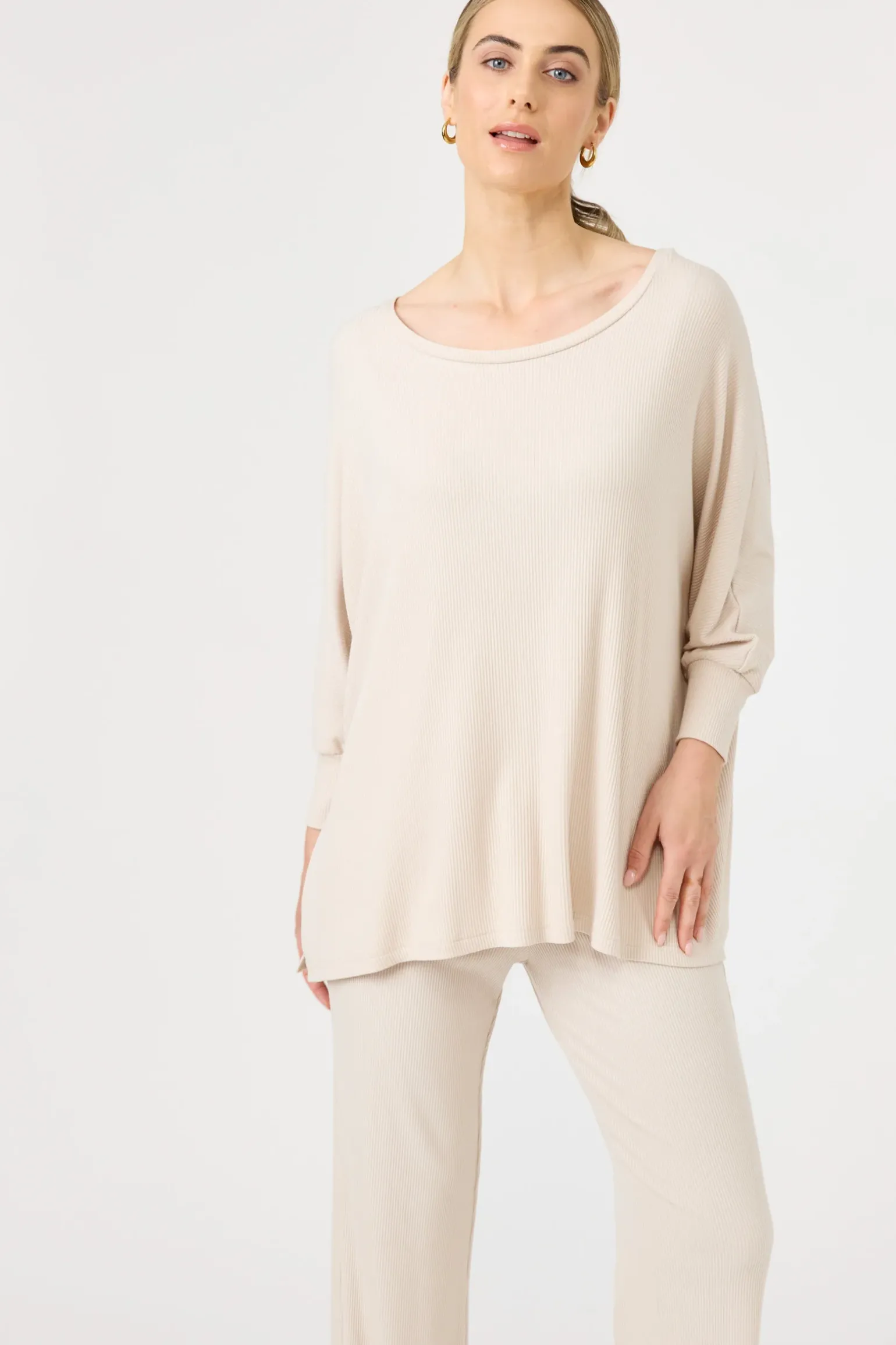 Studio Jersey Top - Tusk