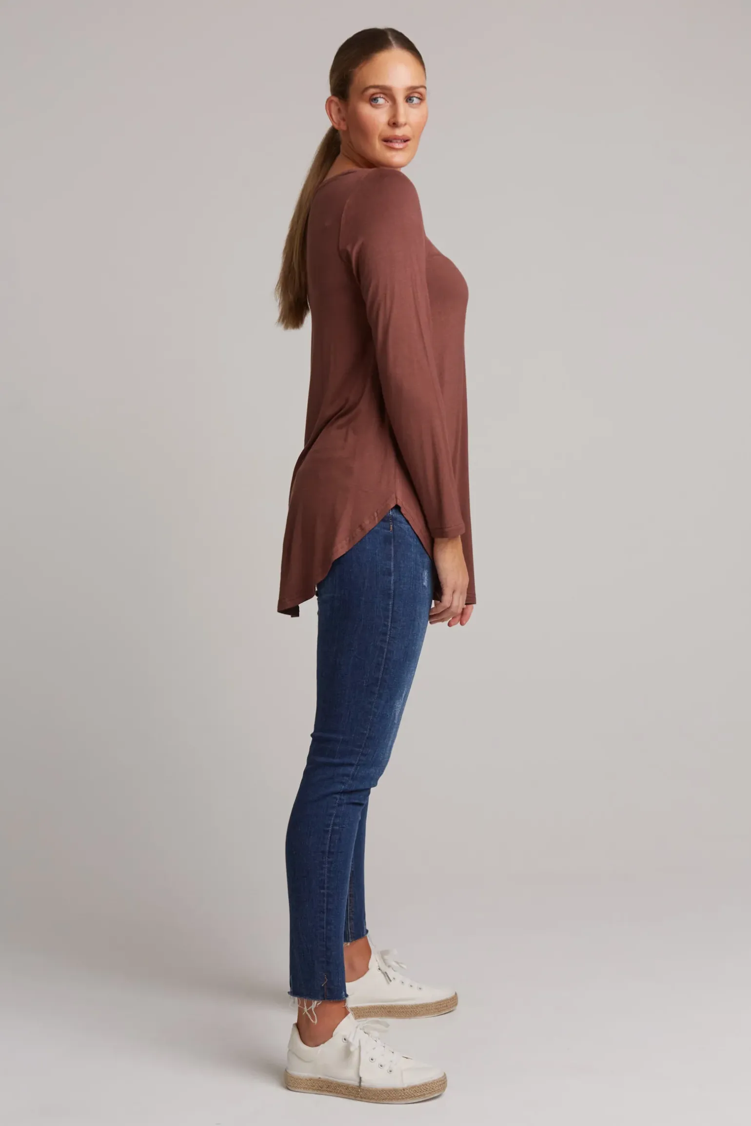 Studio Jersey Tshirt - Mocha