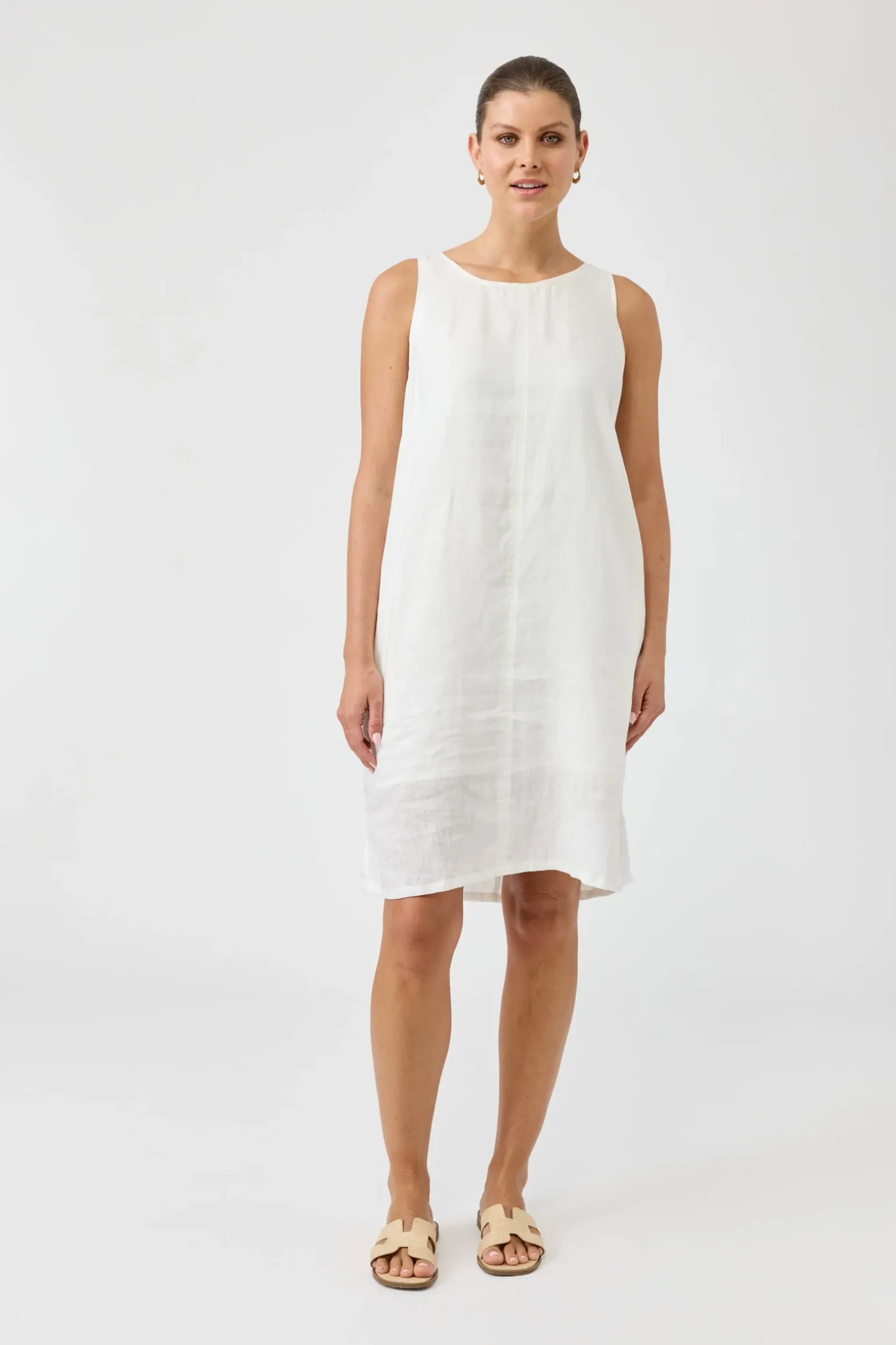 Studio Midi Dress - Salt