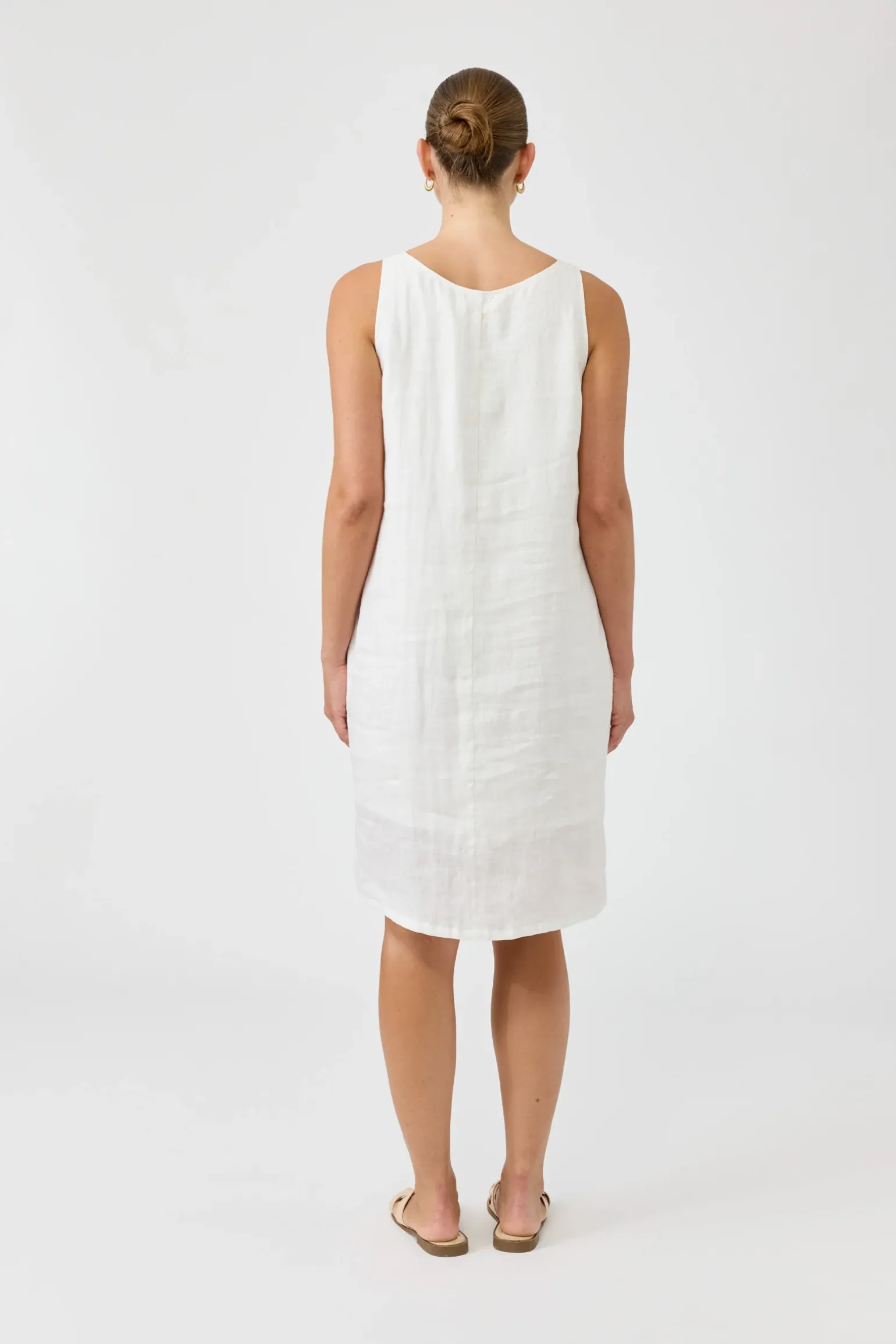 Studio Midi Dress - Salt