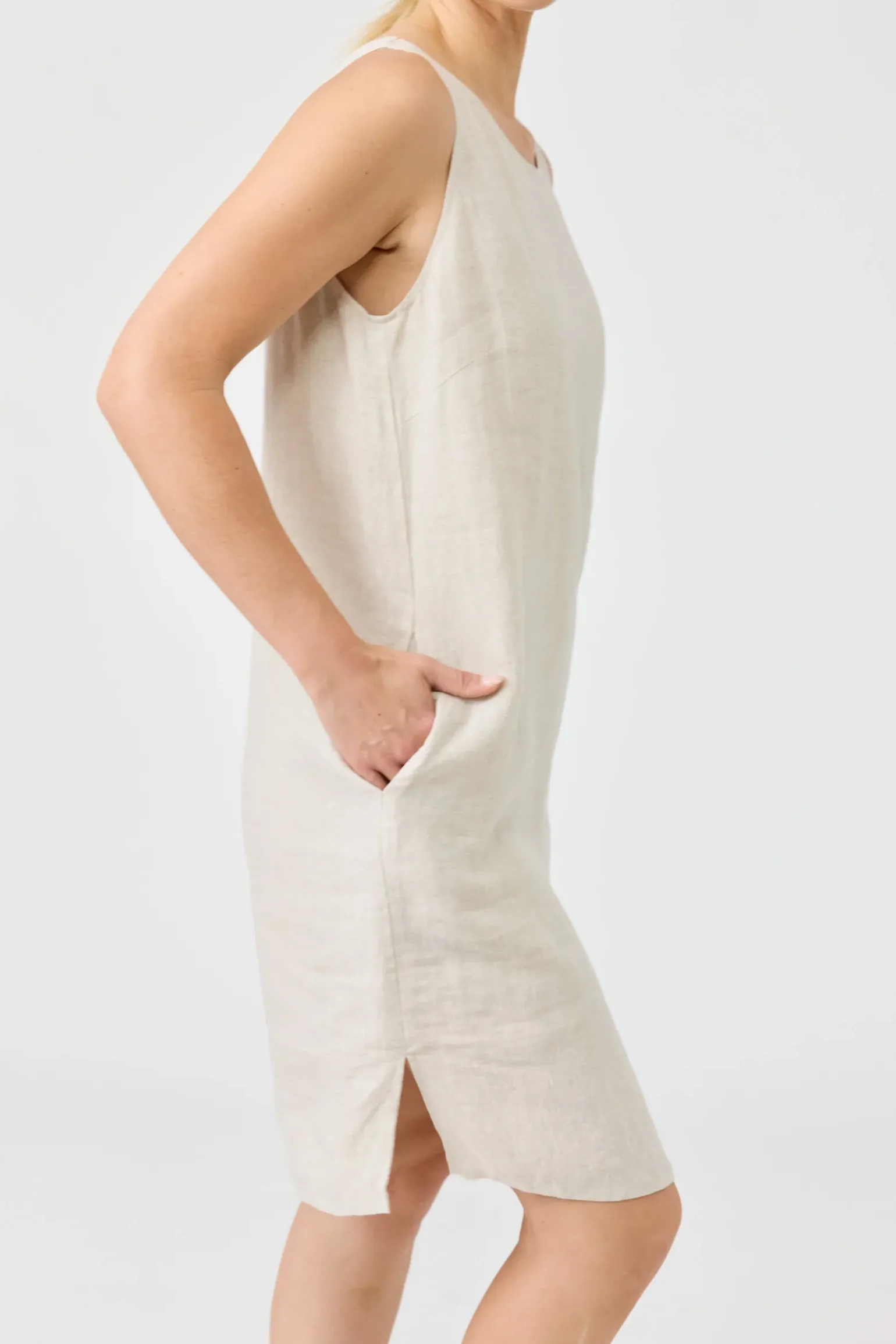 Studio Midi Dress - Tusk
