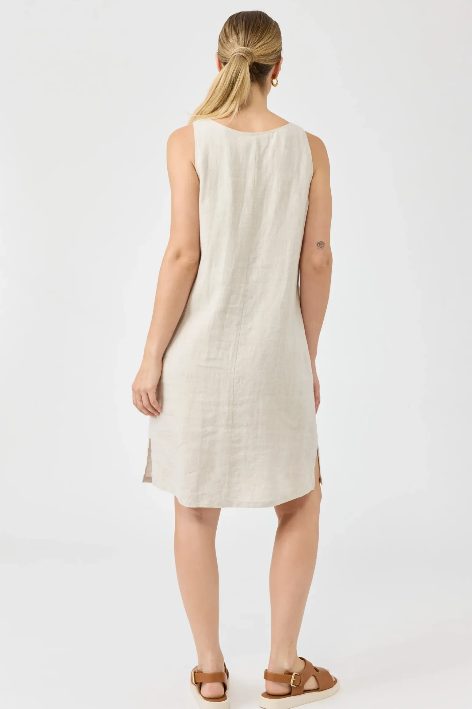 Studio Midi Dress - Tusk