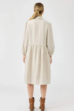 Studio Midi Shirt Dress - Tusk