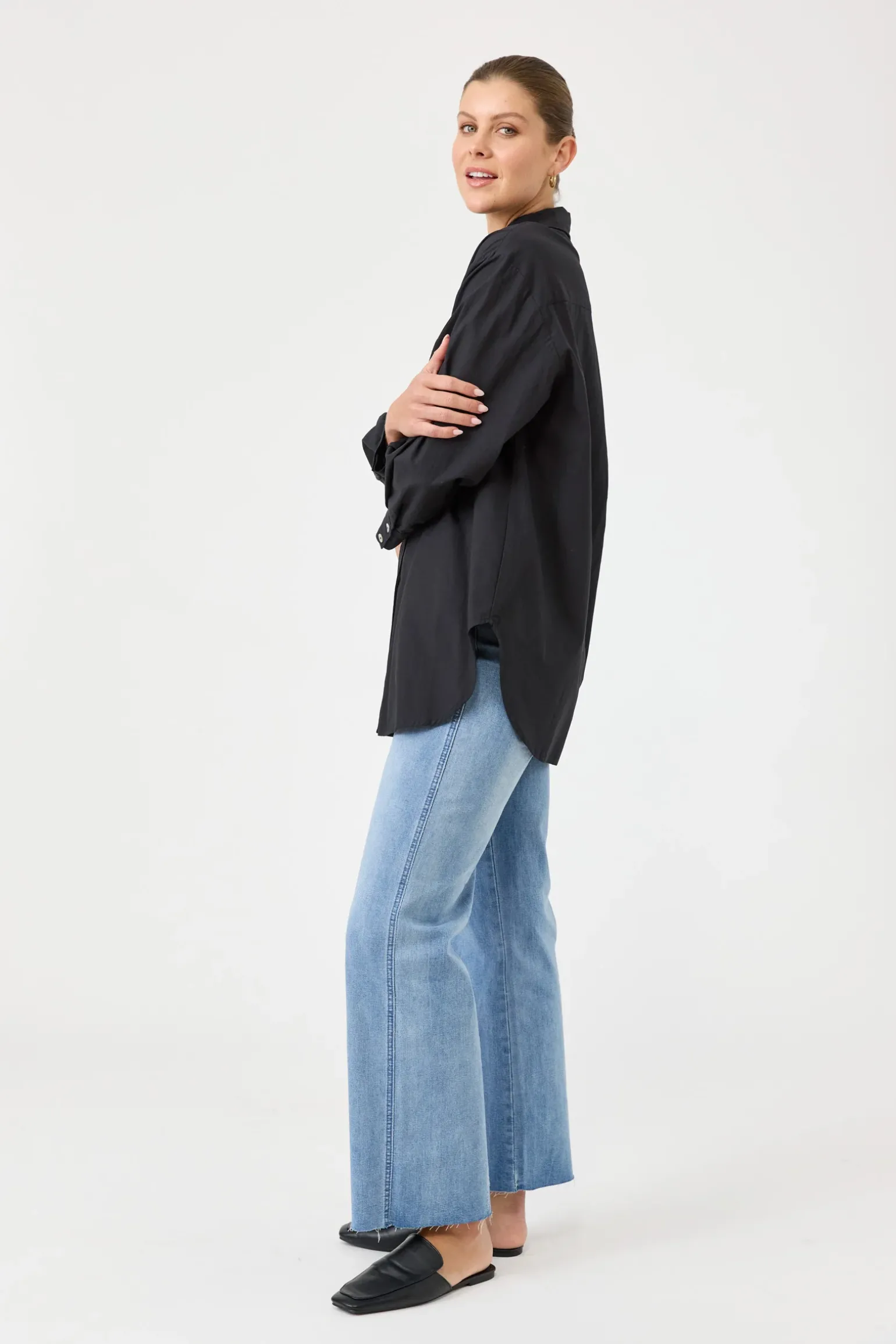 Studio Oversize Shirt - Ebony