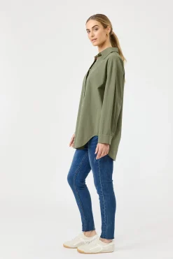 Studio Oversize Shirt - Khaki