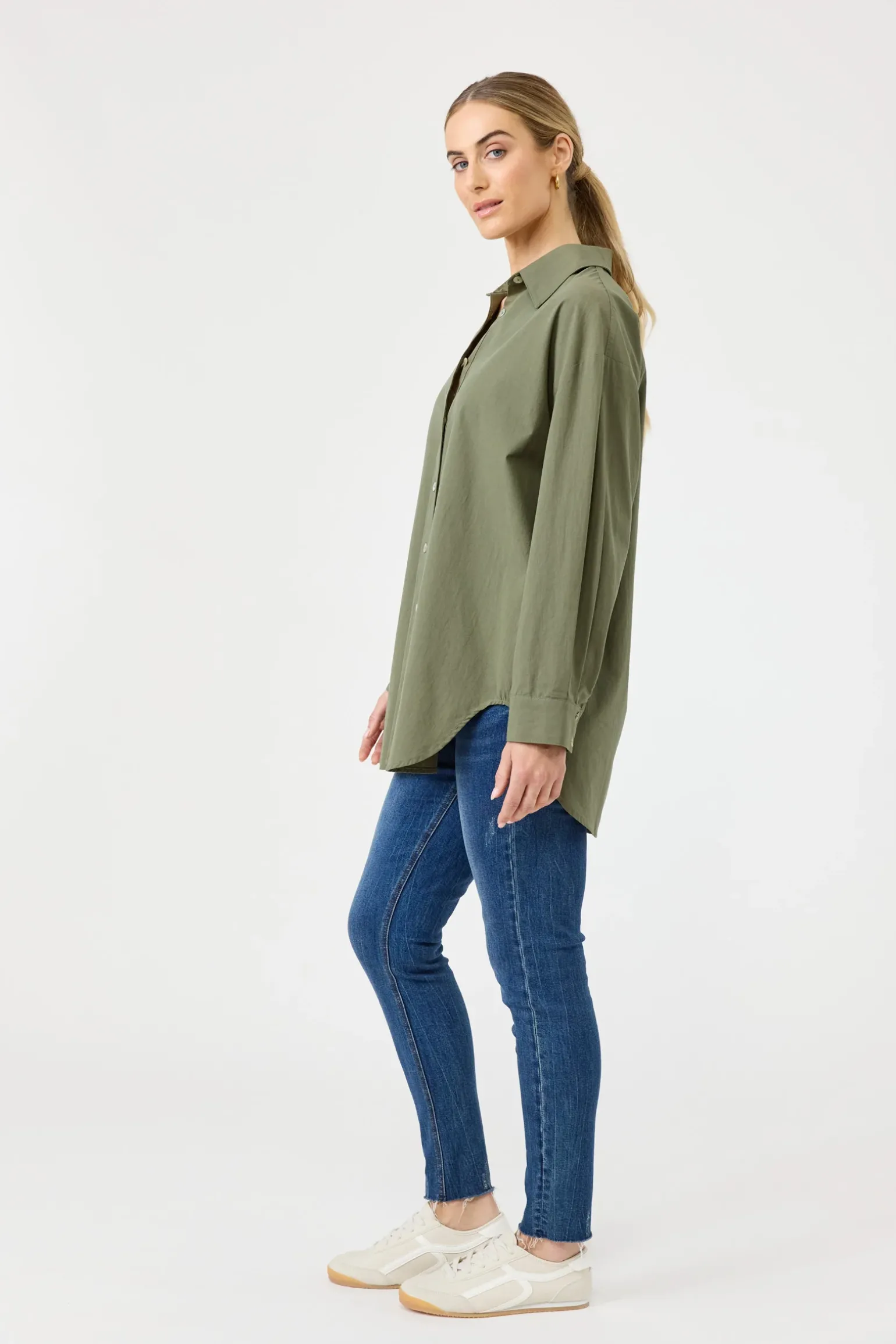 Studio Oversize Shirt - Khaki