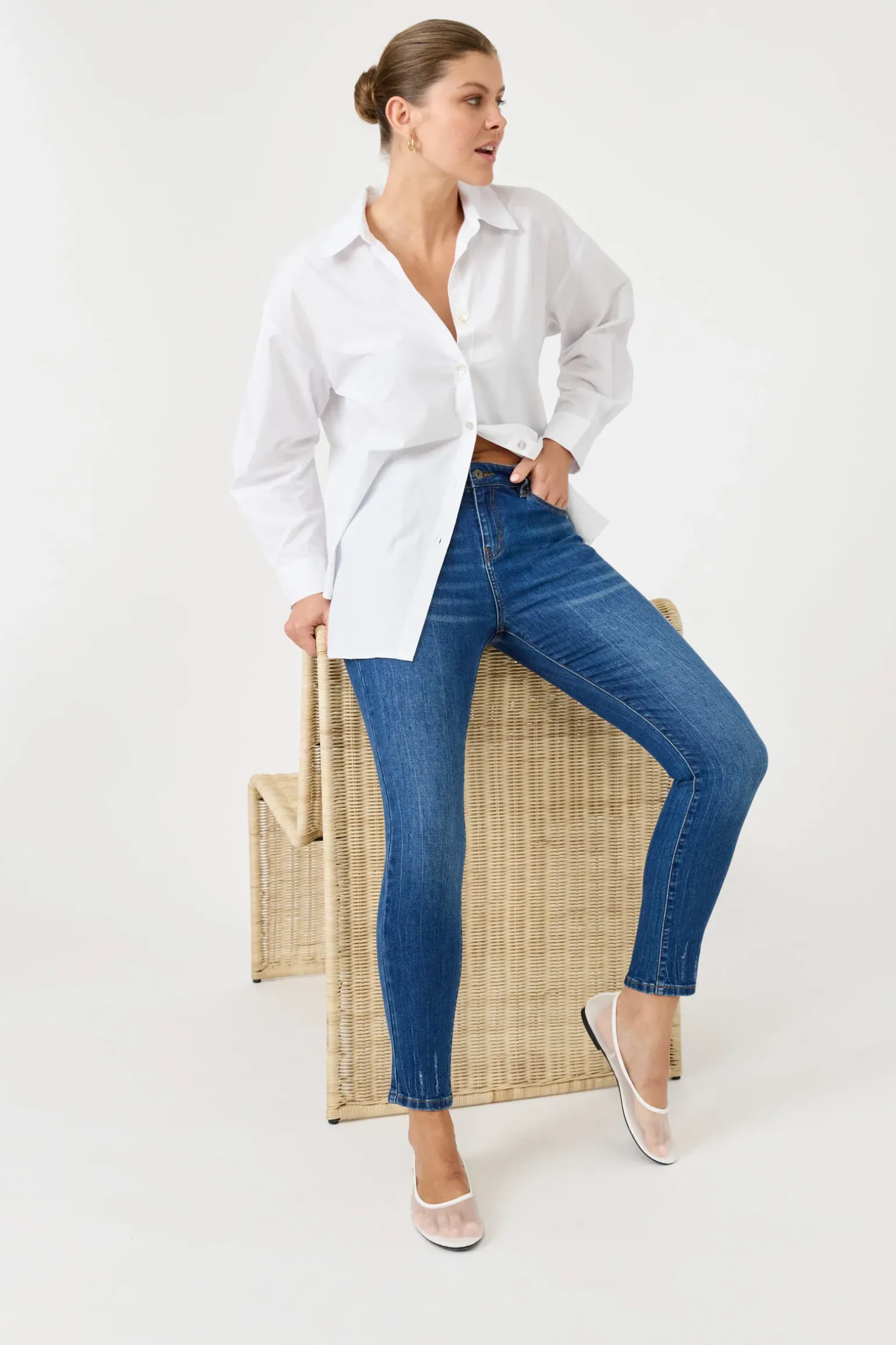 Studio Oversize Shirt - Salt