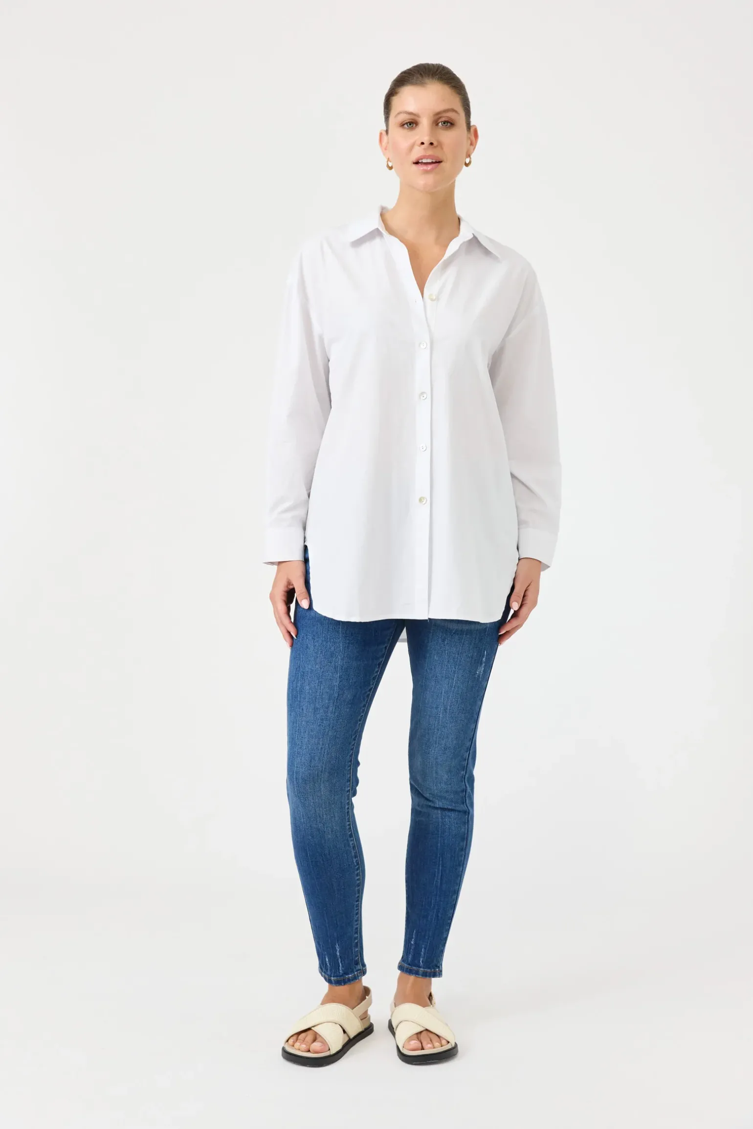 Studio Oversize Shirt - Salt