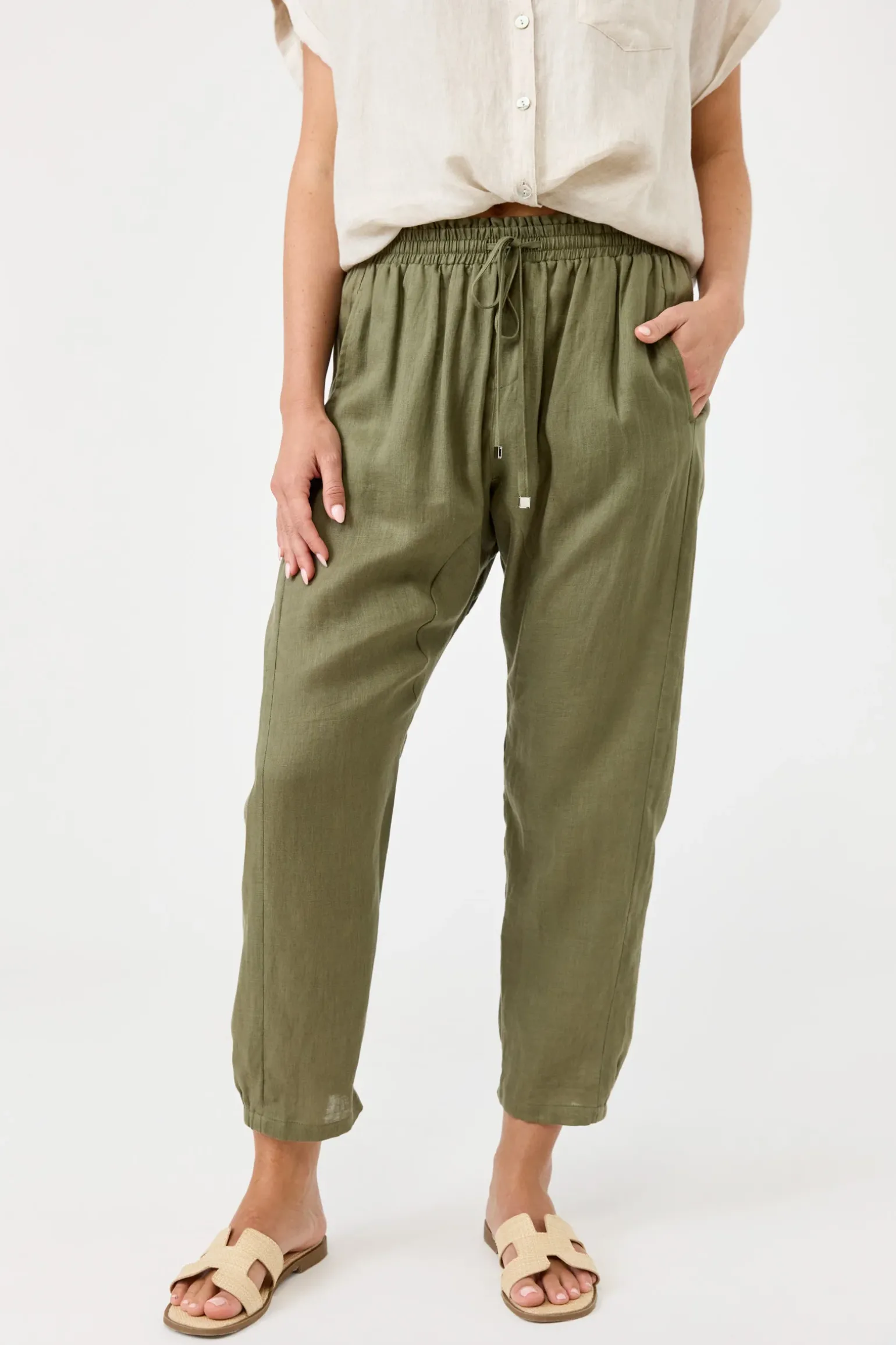 Studio Relaxed Pant - Khaki