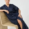 Studio Shirt Dress - Navy