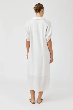 Studio Shirt Dress - Salt