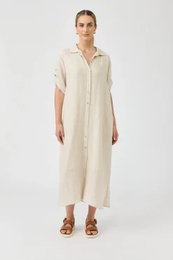 Studio Shirt Dress - Tusk
