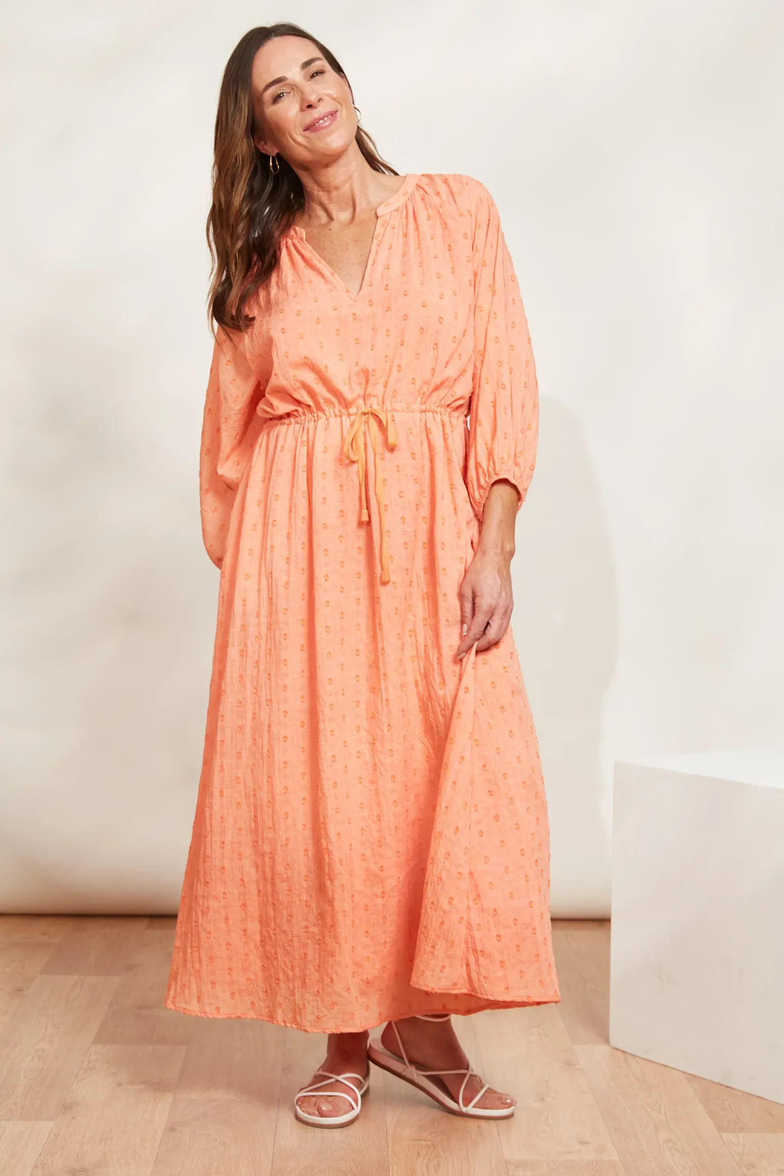 Zephyr Maxi Dress - Papaya
