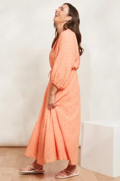 Zephyr Maxi Dress - Papaya