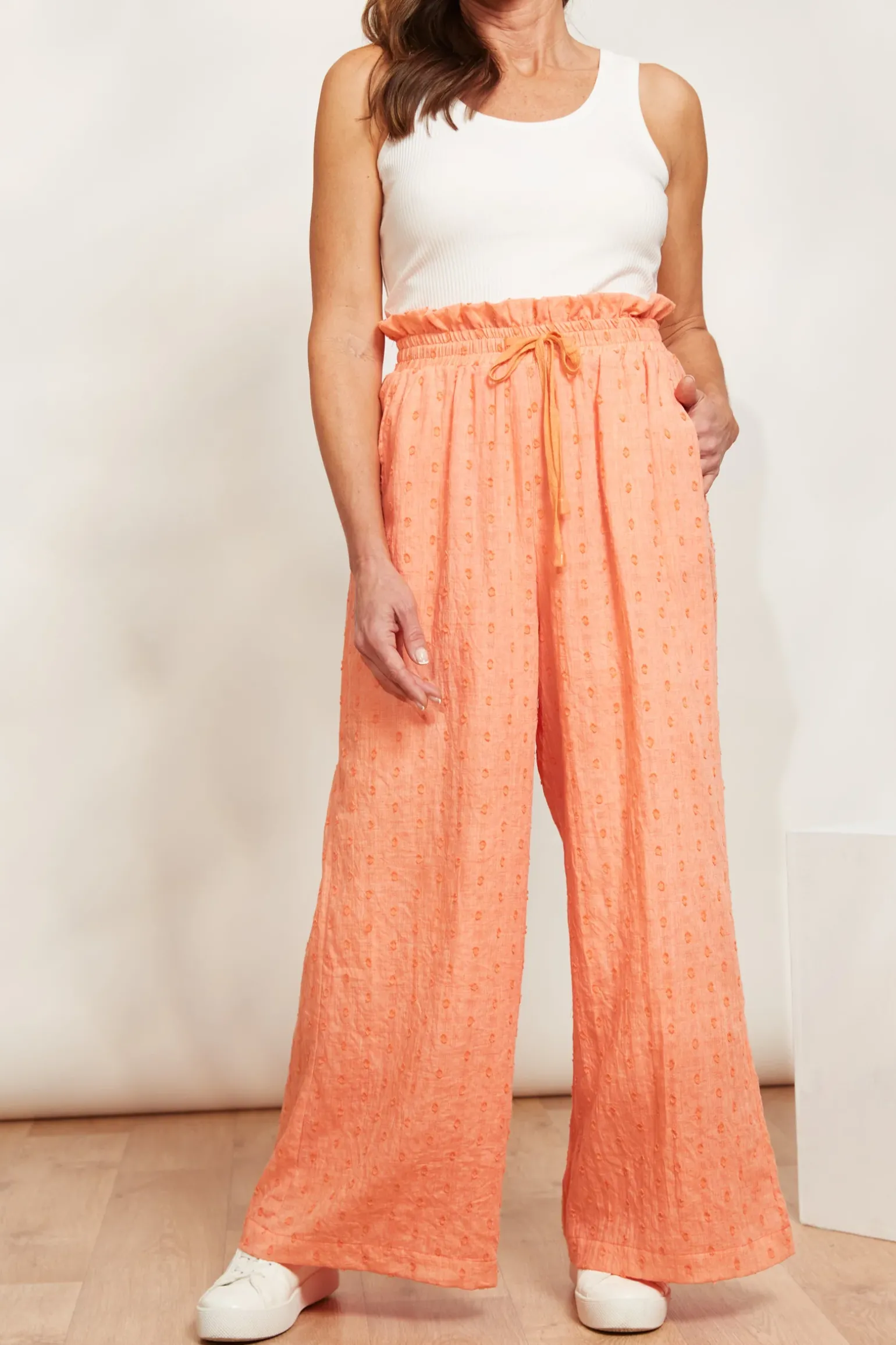 Zephyr Pant - Papaya