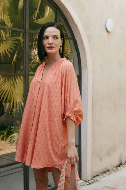 Zephyr Top/Dress - Papaya
