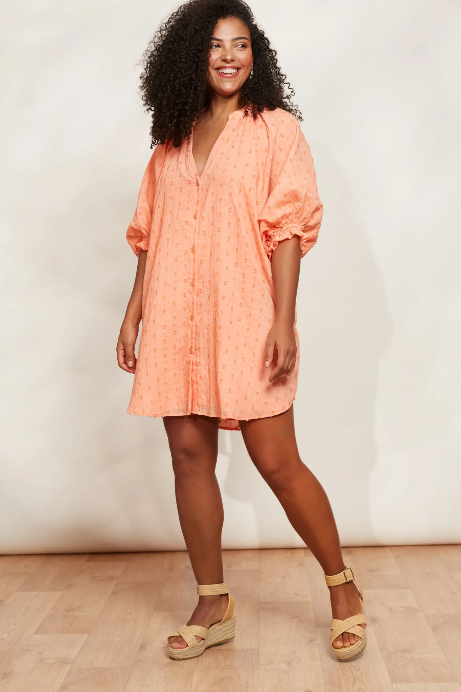 Zephyr Top/Dress - Papaya