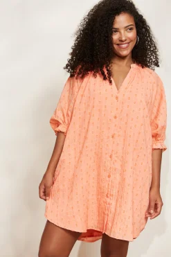 Zephyr Top/Dress - Papaya