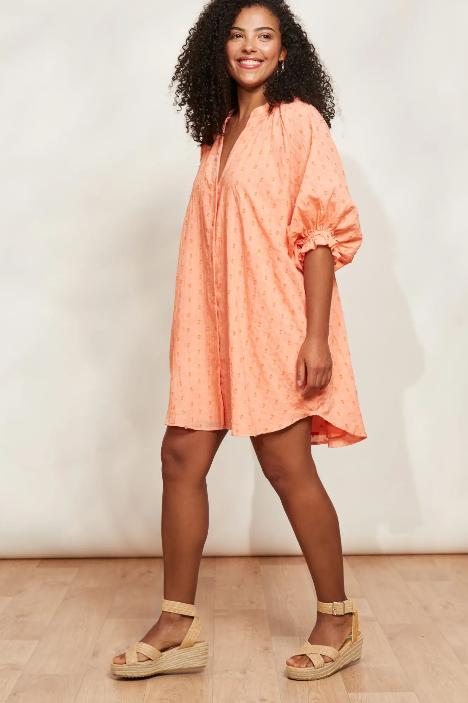Zephyr Top/Dress - Papaya